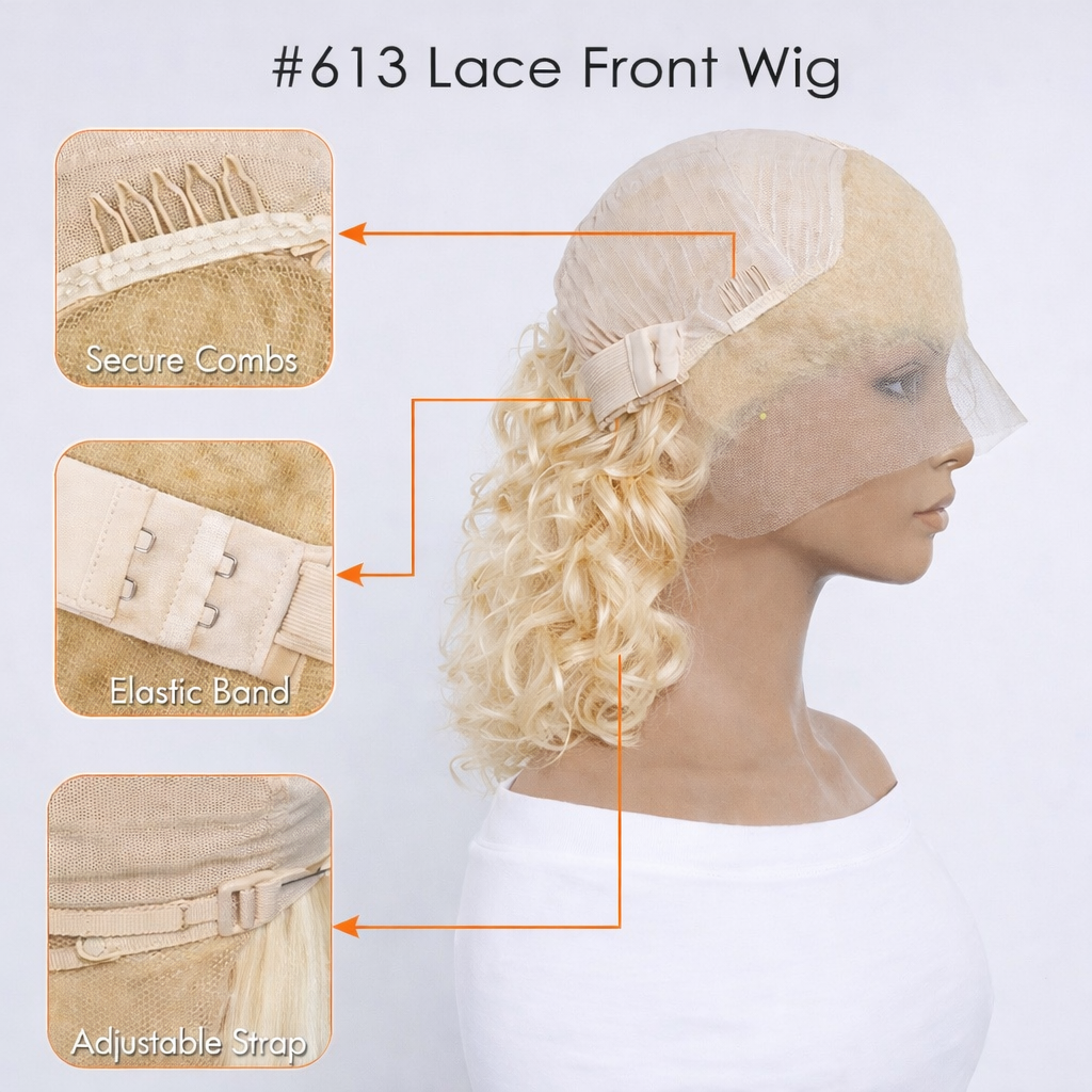 613 Pre-Plucked Lace Frontal Bob Unit-Body Wave