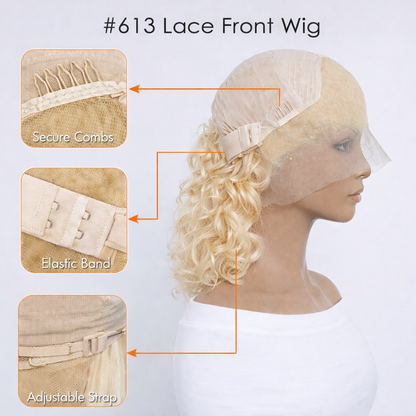 613 Pre-Plucked Lace Frontal Bob Unit-Body Wave