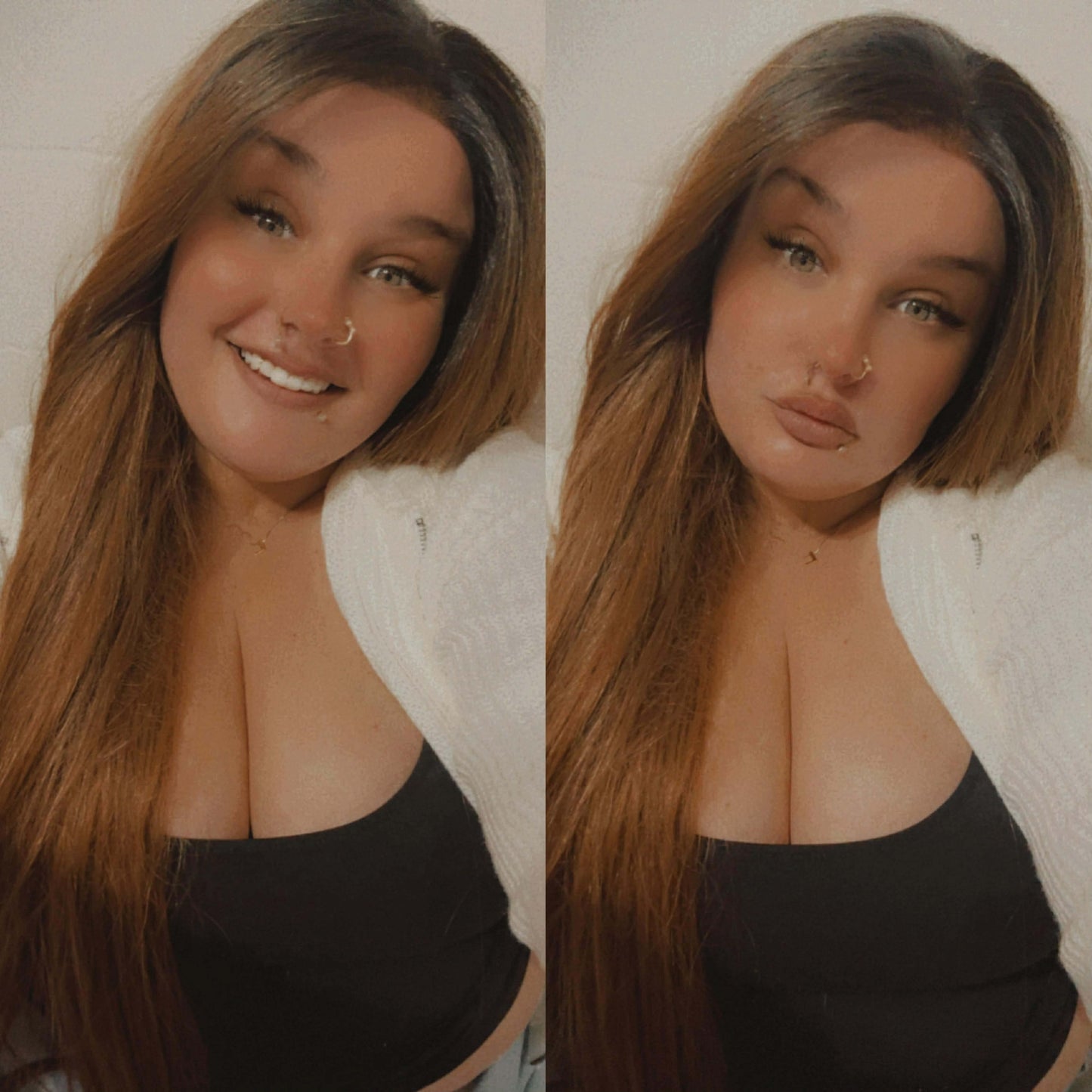 MAGIC LACE FRONTAL HUMAN BLENDED HAIR WIG - STRAIGHT 40"