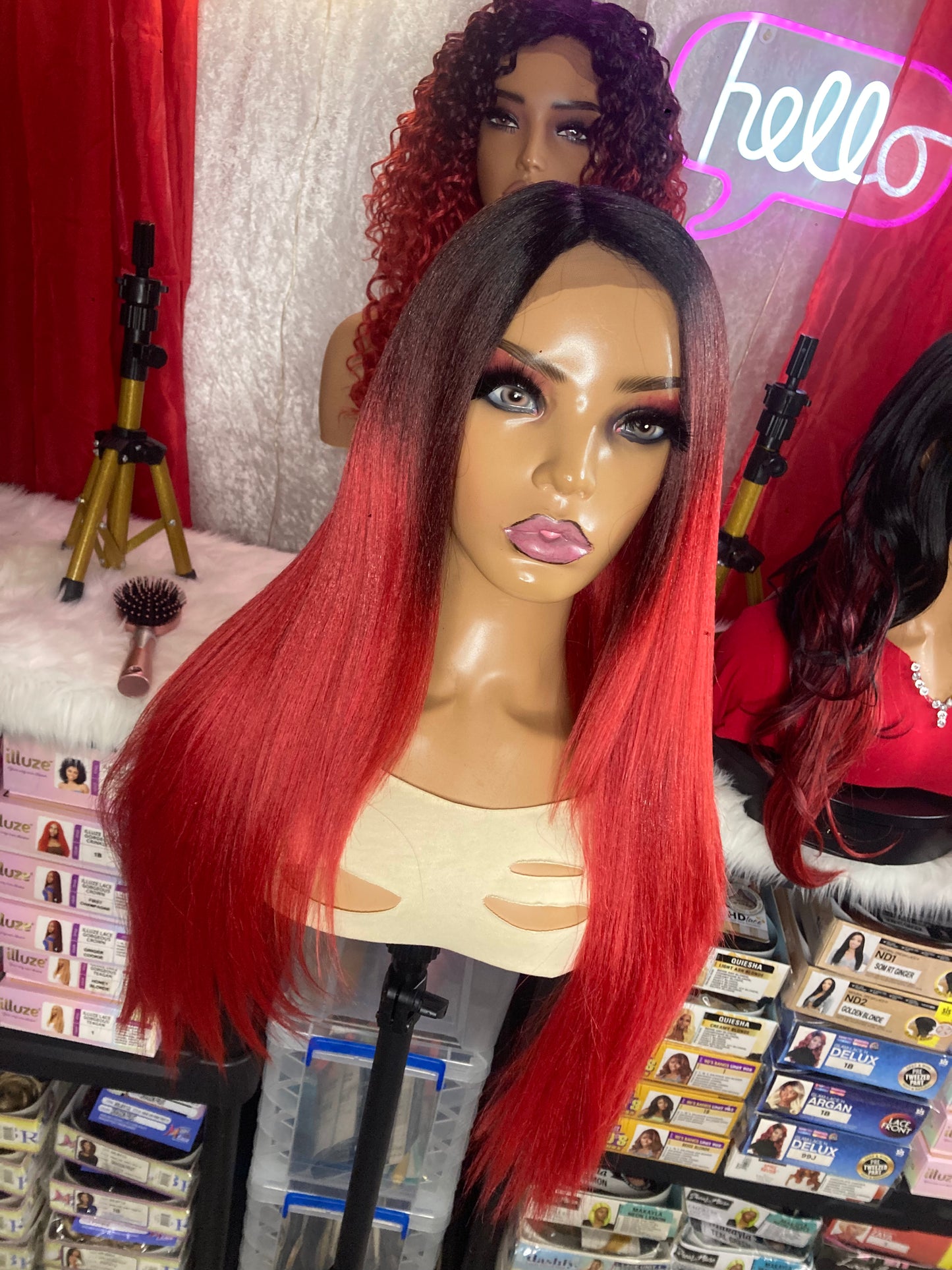 Empress Custom Stocking Cap Lace Unit Yaki 30"