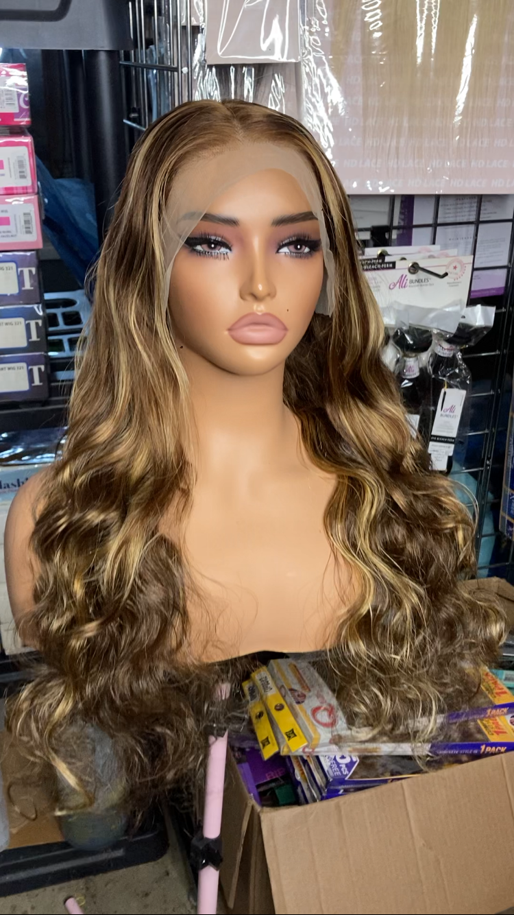Caramel Drip 28” Lace Unit