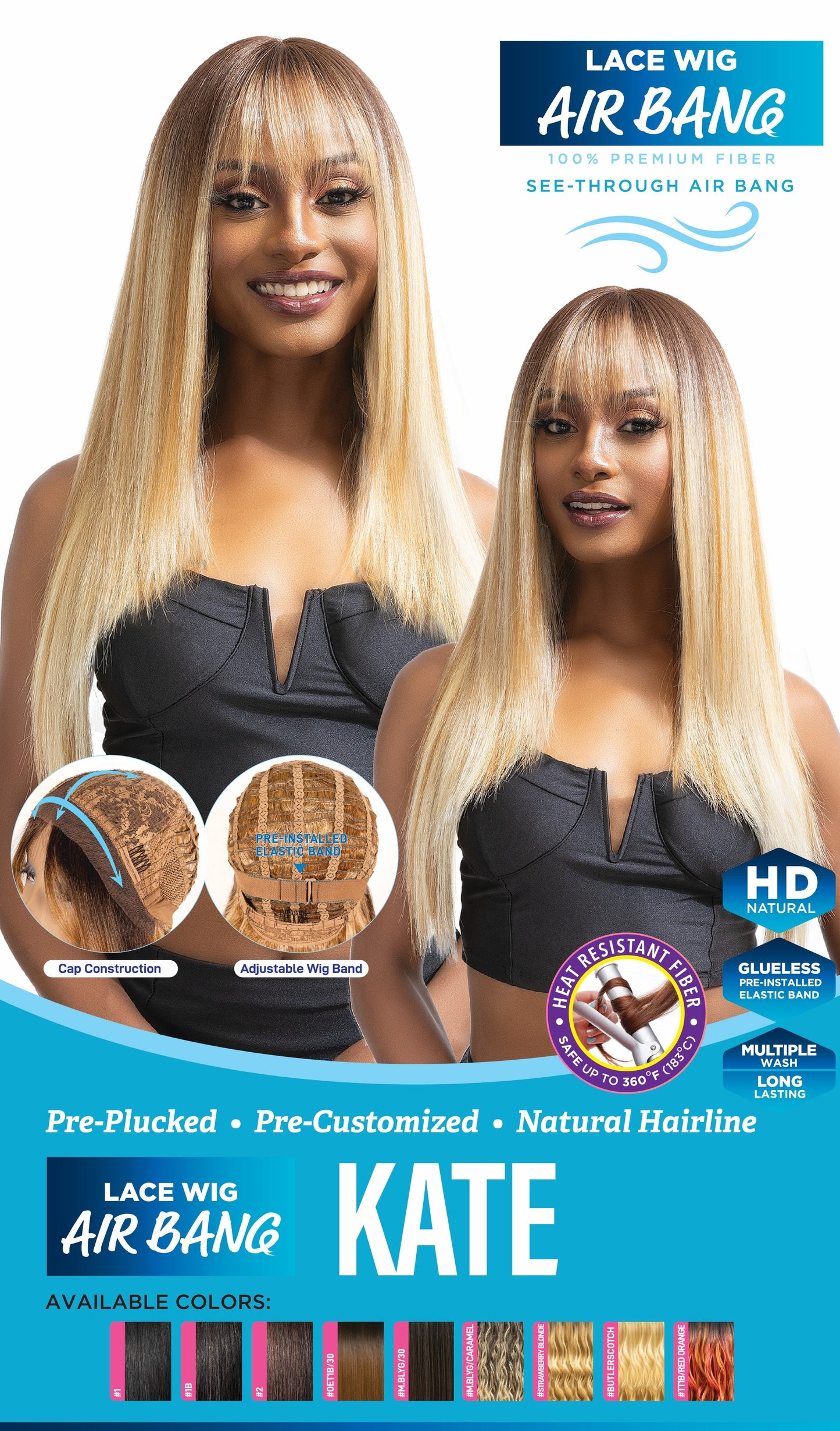 KATE Lace Wig Air Bang