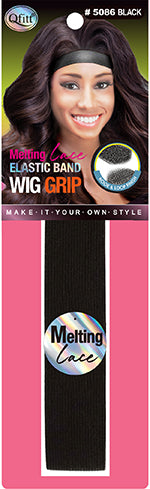 M M HEADGEAR ELASTIC WIG BAND MELTING LACE BLACK