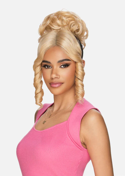 Bang N Bun Messy Curl