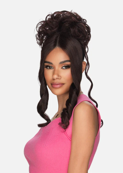 Bang N Bun Romance Curl