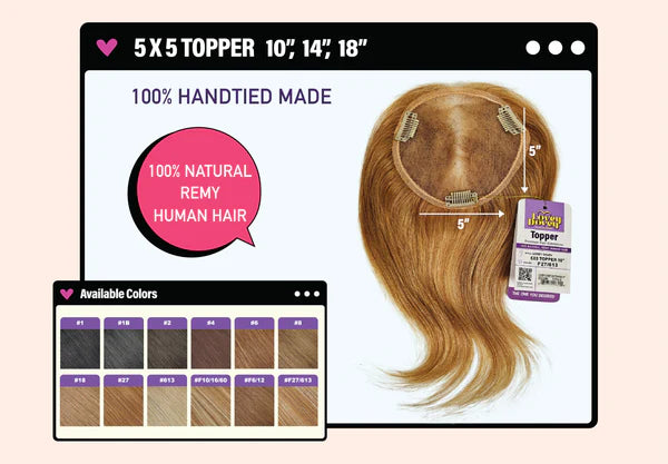 LOVEY DOVEY 5X5 TOPPER 10"-18"