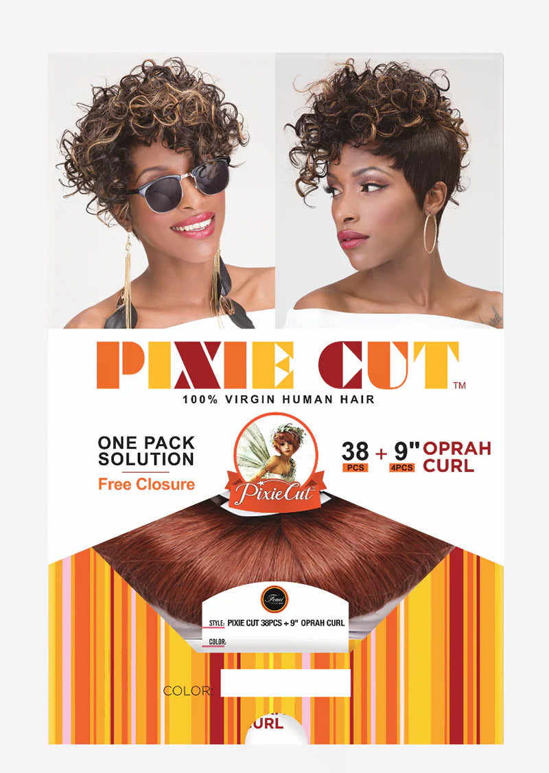 PIXIE CUT 38PCS+9"(4PCS) OPRAH CURL | pixie-cut-38pcs-94pcs-oprah-curl