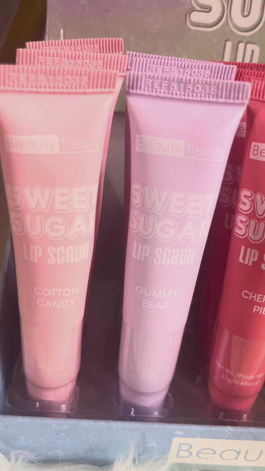 Beauty Treats Sweet Sugar Lip Scrub 3pcs Mix