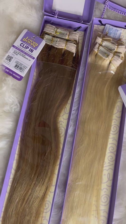 LOVEY DOVEY LACE WEFT CLIP IN EXTENSION 18"(7PCS)